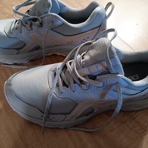 Asics Light Gray Athletic Sneakers